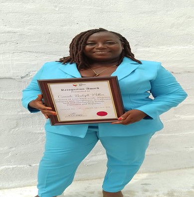 Join us as we congratulate one of our own in Bridgett Weahdi Milton for being recognized by Gap GLOBAL INC. for her outstanding work as Liberia's best Female Journalist and reporter.