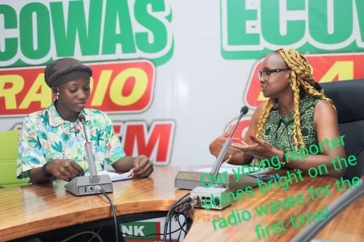 Congratulations to our very own Rachel Kollie, a talented emerging young female journalist assigned to ECOWAS Radio